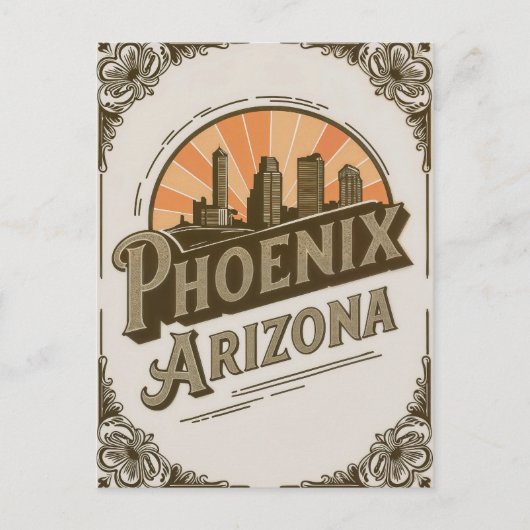  Phoenix Arizona Briefkaart (Voorkant)