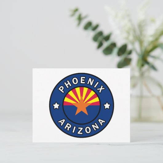 Phoenix Arizona Briefkaart (Staand voorkant)