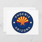Phoenix Arizona Briefkaart (Voorkant / Achterkant)