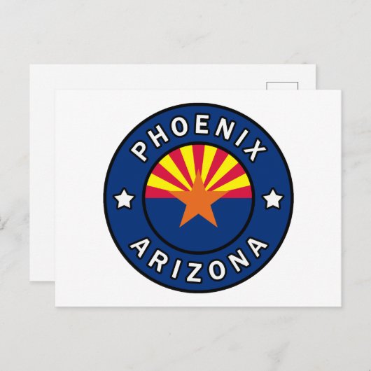 Phoenix Arizona Briefkaart (Voorkant / Achterkant)