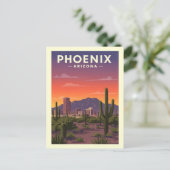  Phoenix Arizona Briefkaart (Staand voorkant)