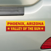 Phoenix, Arizona Bumpersticker (Op auto)