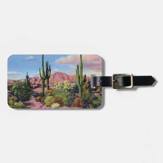 Phoenix Arizona Camelback Mountain Bagagelabel (Voorkant horizontaal)
