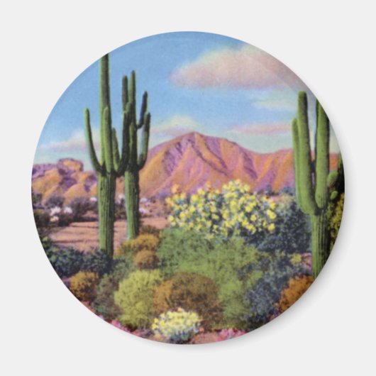 Phoenix Arizona Camelback Mountain Magneet (Voorkant)