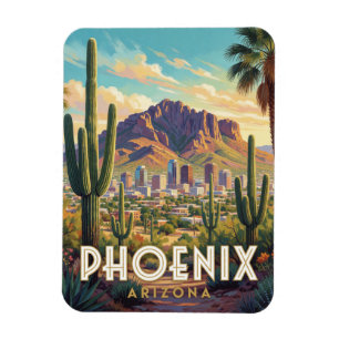 Phoenix Arizona Camelback Mountain Reis Magneet