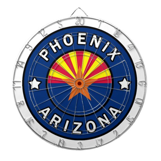 Phoenix Arizona Dartbord (Voorkant)