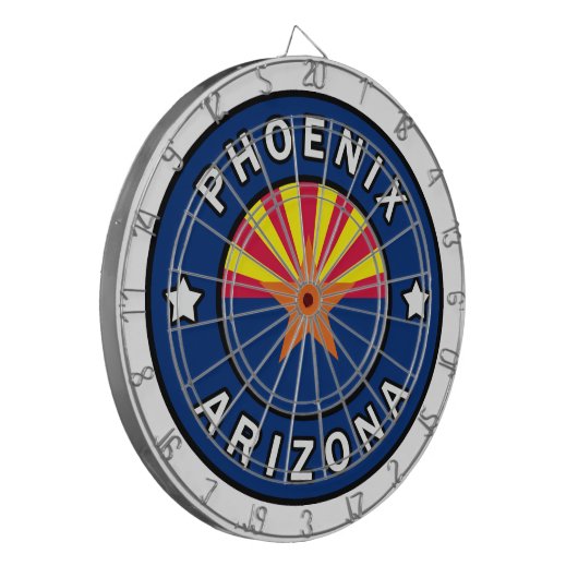 Phoenix Arizona Dartbord (Voorkant Links)
