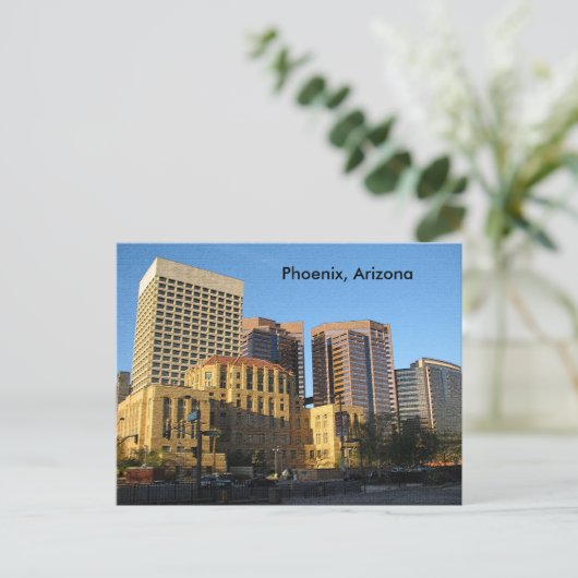 Phoenix, Arizona Downtown Briefkaart (Staand voorkant)