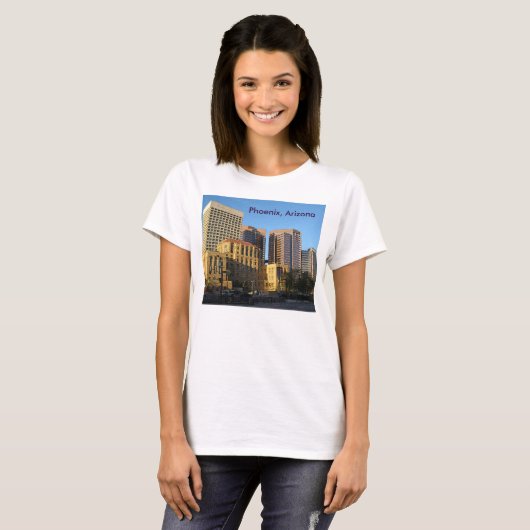 Phoenix, Arizona Downtown T-shirt (Voorkant volledig)