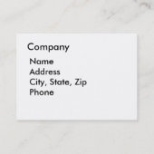 Phoenix, Arizona Downtown Visitekaartje (Achterkant)