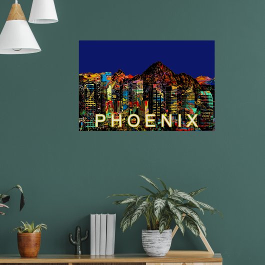 Phoenix, Arizona, graffiti Poster (Woonkamer 1)