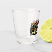 Phoenix, Arizona, graffiti Shot Glass Shot Glas (Links)