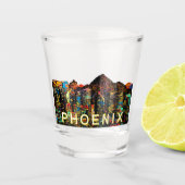 Phoenix, Arizona, graffiti Shot Glass Shot Glas (Voorkant)