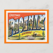 Phoenix Arizona Greetings uit de Verenigde Staten Briefkaart (Voorkant)