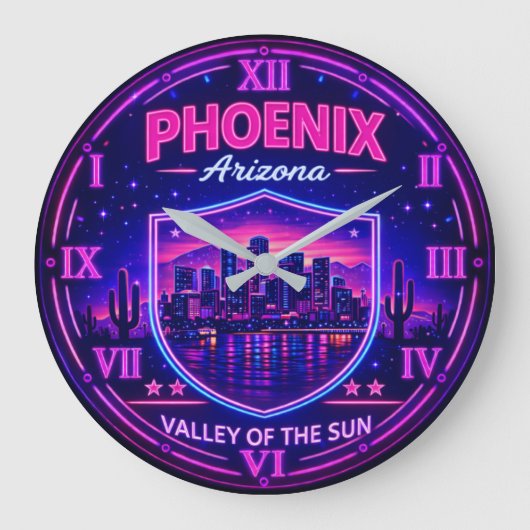 Phoenix Arizona Grote Klok (Voorkant)