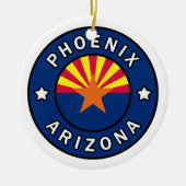 Phoenix Arizona Keramisch Ornament (Voorkant)