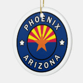 Phoenix Arizona Keramisch Ornament (Links)