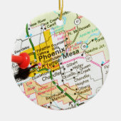 Phoenix, Arizona Keramisch Ornament (Voorkant)