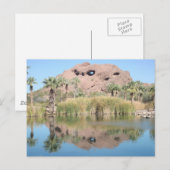 Phoenix Arizona Landmark Photo Hole in Rock Briefkaart (Voorkant / Achterkant)