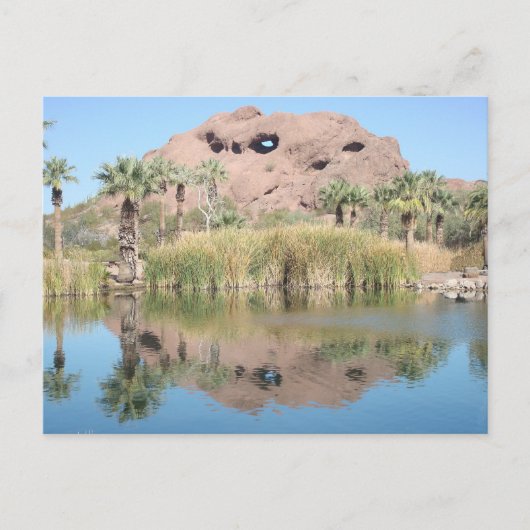 Phoenix Arizona Landmark Photo Hole in Rock Briefkaart (Voorkant)