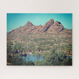 Phoenix Arizona Landmark Red Butte Foto Landschap Legpuzzel