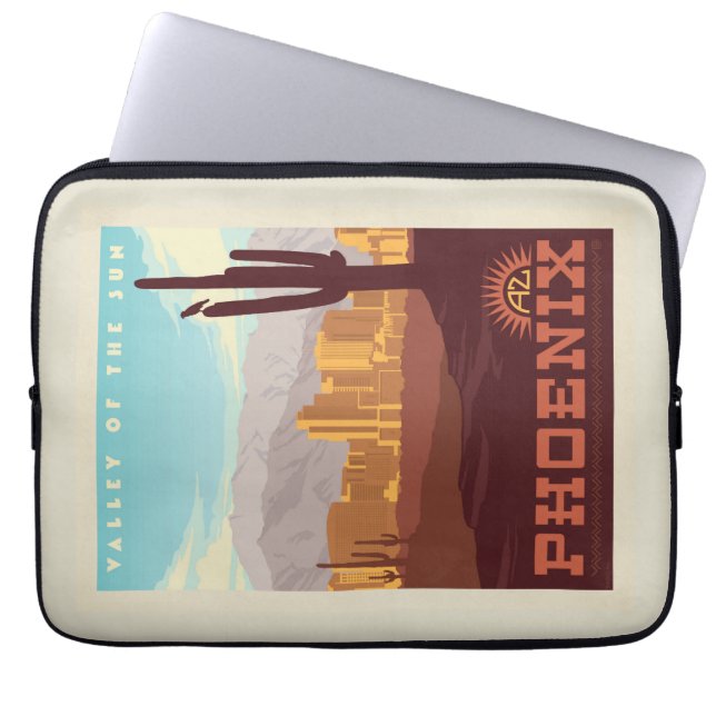 Phoenix, Arizona Laptop Sleeve (Voorkant)