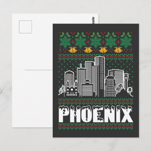 Phoenix Arizona Lelijke Kerst Briefkaart (Voorkant / Achterkant)