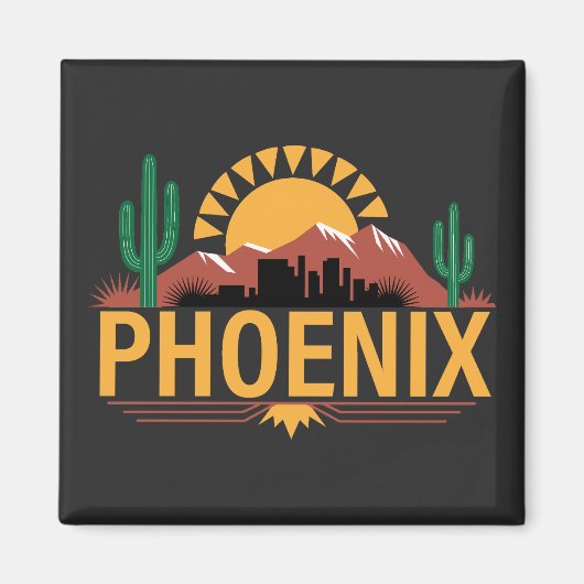 Phoenix Arizona Magneet (Voorkant)
