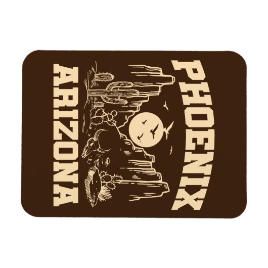 Phoenix, Arizona Magneet (Horizontaal)