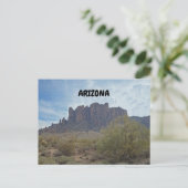 Phoenix Arizona Mountains in de woestijngroet Briefkaart (Staand voorkant)