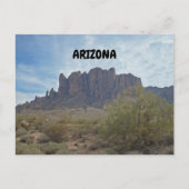 Phoenix Arizona Mountains in de woestijngroet Briefkaart (Voorkant)
