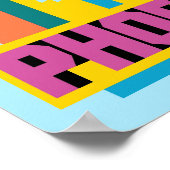 Phoenix, Arizona | Neon Skyline Poster (Hoek)