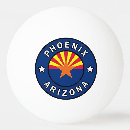 Phoenix Arizona Pingpongbal (Voorkant)