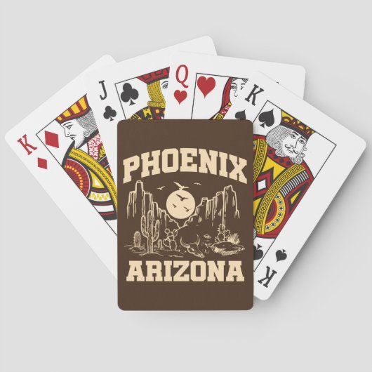 Phoenix, Arizona Pokerkaarten (Achterkant)