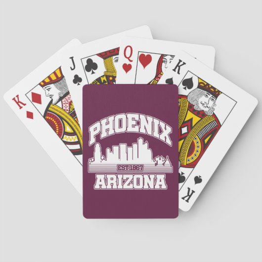 Phoenix, Arizona Pokerkaarten (Achterkant)
