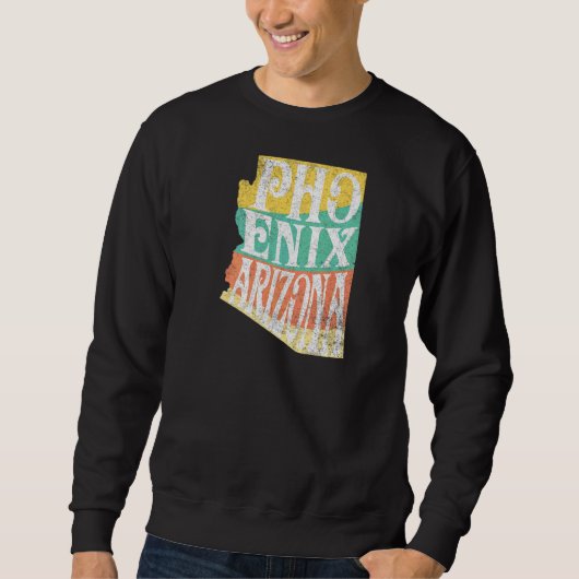 Phoenix Arizona Psychedelic Bohemian Graphic Trui (Voorkant)