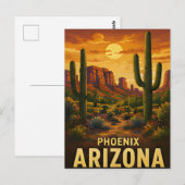 Phoenix Arizona Reis Cadeau Briefkaart (Voorkant / Achterkant)