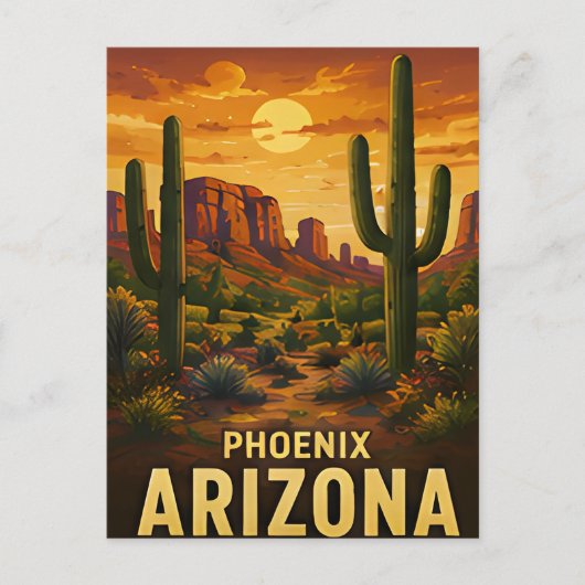 Phoenix Arizona Reis Cadeau Briefkaart (Voorkant)
