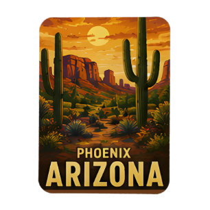 Phoenix Arizona Reis Cadeau Magneet