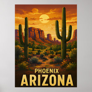 Phoenix Arizona Reis Cadeau Poster