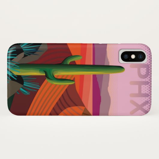 Phoenix Arizona | Reisposter Case-Mate iPhone Case (Achterkant (horizontaal))