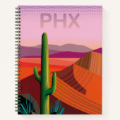 Phoenix Arizona | Reisposter Notitieboek (Voorkant)