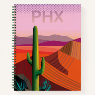 Phoenix Arizona   Reisposter Notitieboek