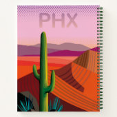 Phoenix Arizona | Reisposter Notitieboek (Achterkant)