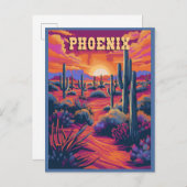 Phoenix, Arizona Reizen Briefkaart (Voorkant / Achterkant)