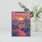Phoenix, Arizona Reizen Briefkaart (Staand voorkant)