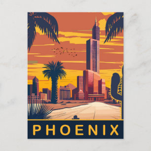Phoenix, Arizona, reizen Briefkaart