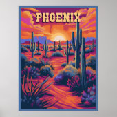 Phoenix, Arizona Reizen Poster (Voorkant)
