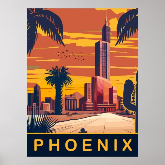 Phoenix, Arizona, reizen Poster (Voorkant)