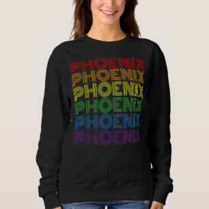 Phoenix Arizona Retro Rainbow City Mannen Trui